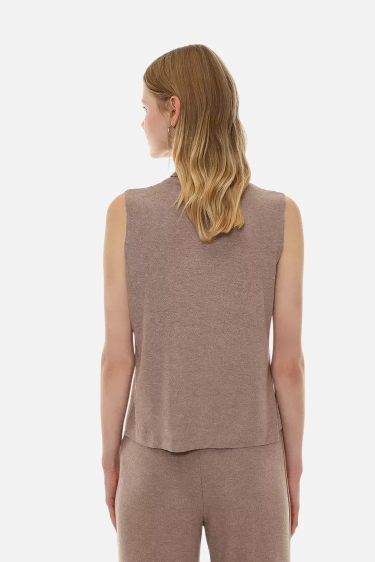 Soft-touch vest sweater - Imagem 2