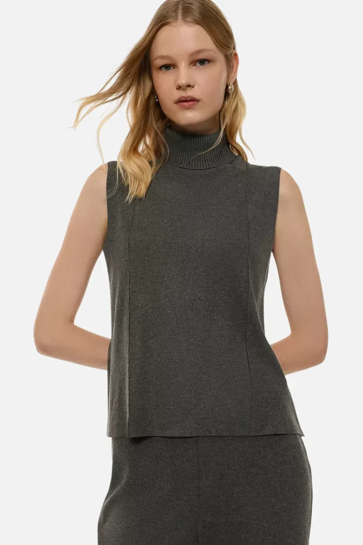 Soft-touch vest sweater - Imagem 6