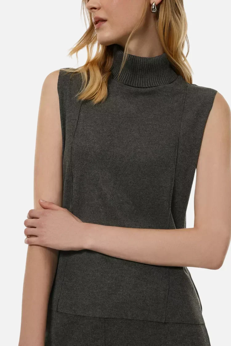 Soft-touch vest sweater - Imagem 7
