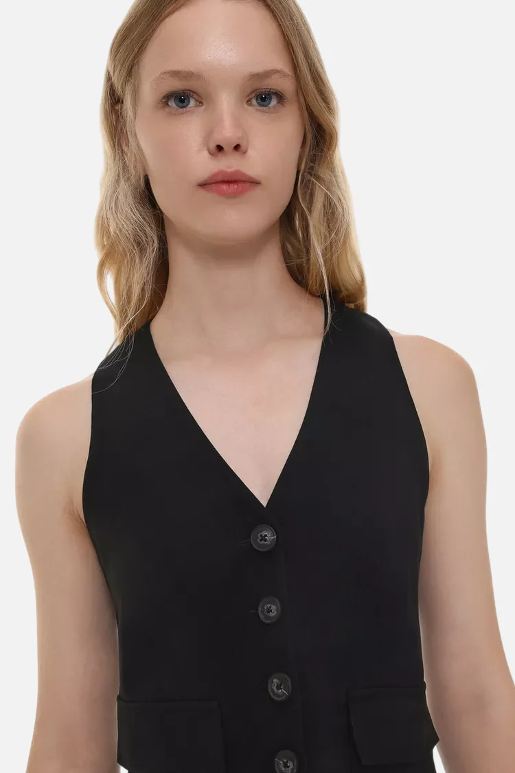 Waistcoat with pockets - Imagem 3