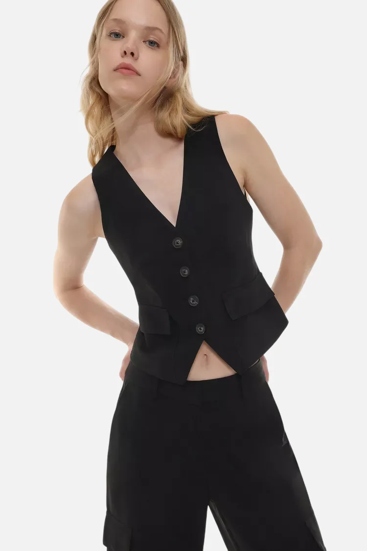 Waistcoat with pockets - Imagem 4