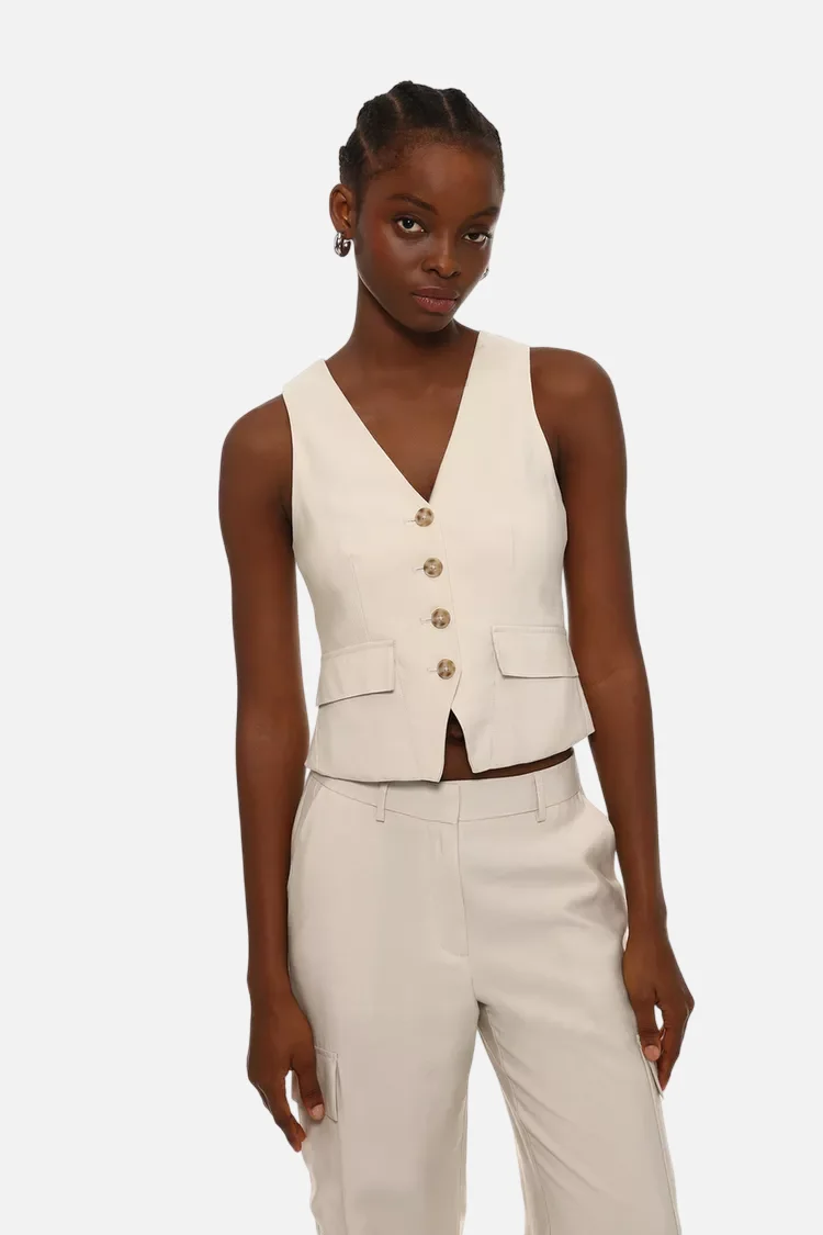 Waistcoat with pockets - Imagem 5