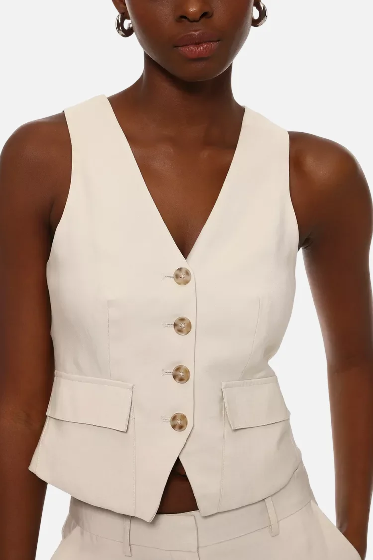 Waistcoat with pockets - Imagem 6