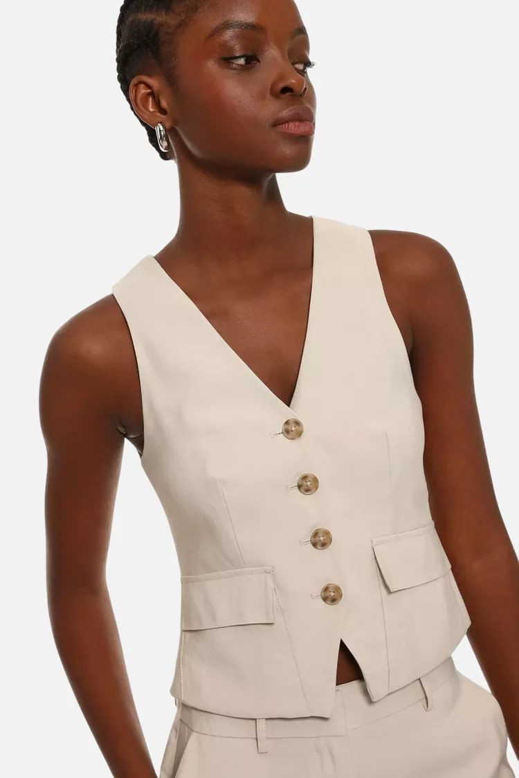 Waistcoat with pockets - Imagem 8