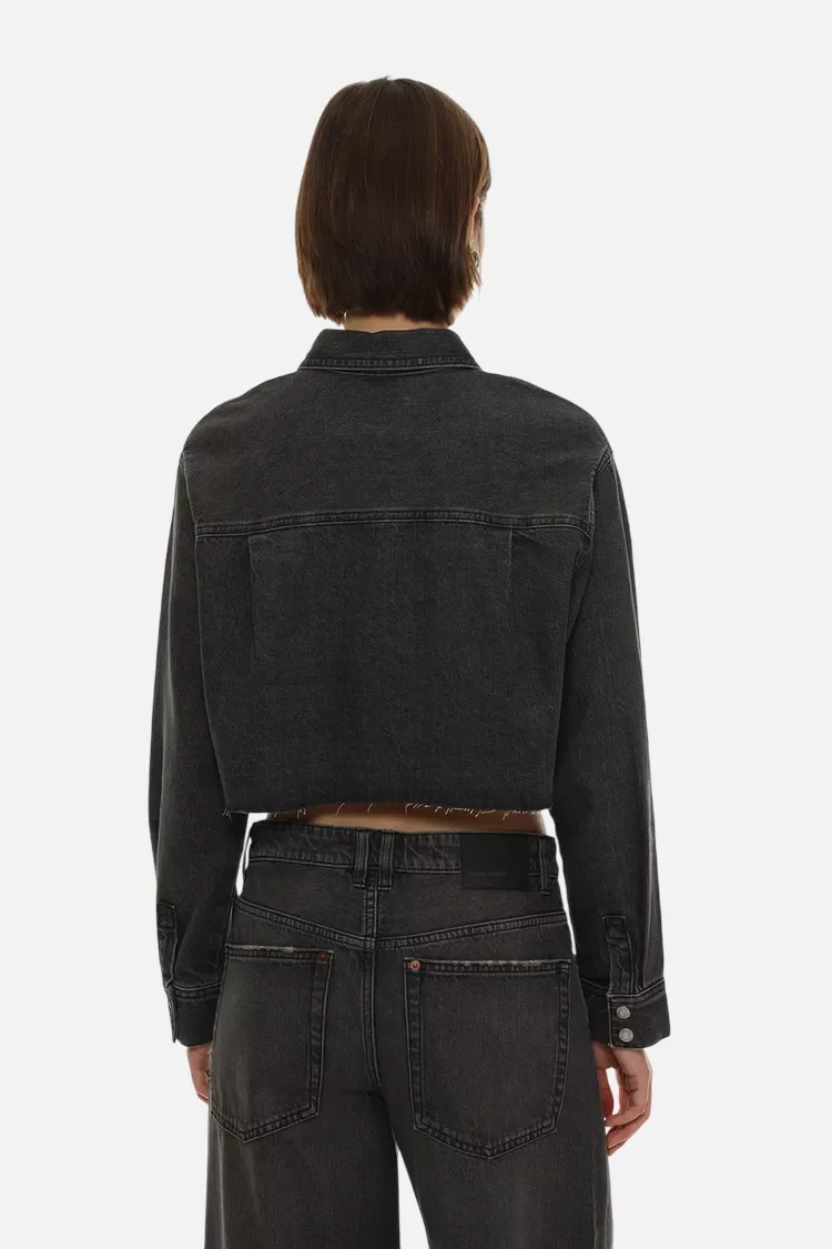 Cropped denim shirt - Imagem 7